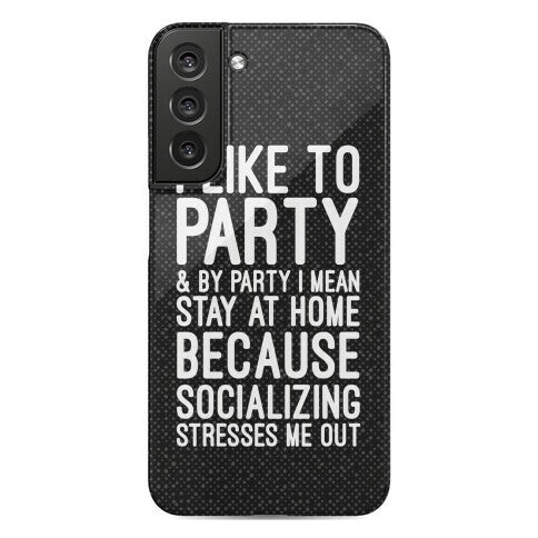 Socializing Stresses Me Out Phone Case